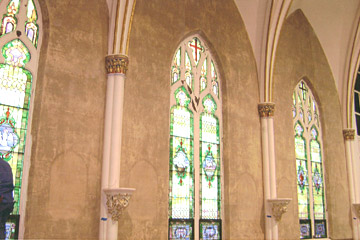 Felician Colleges Chapel complete Restored Painted Walls by Sumberac of Hackensack NJ